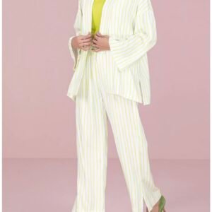 Lemon Viscose 2Pc Stitched