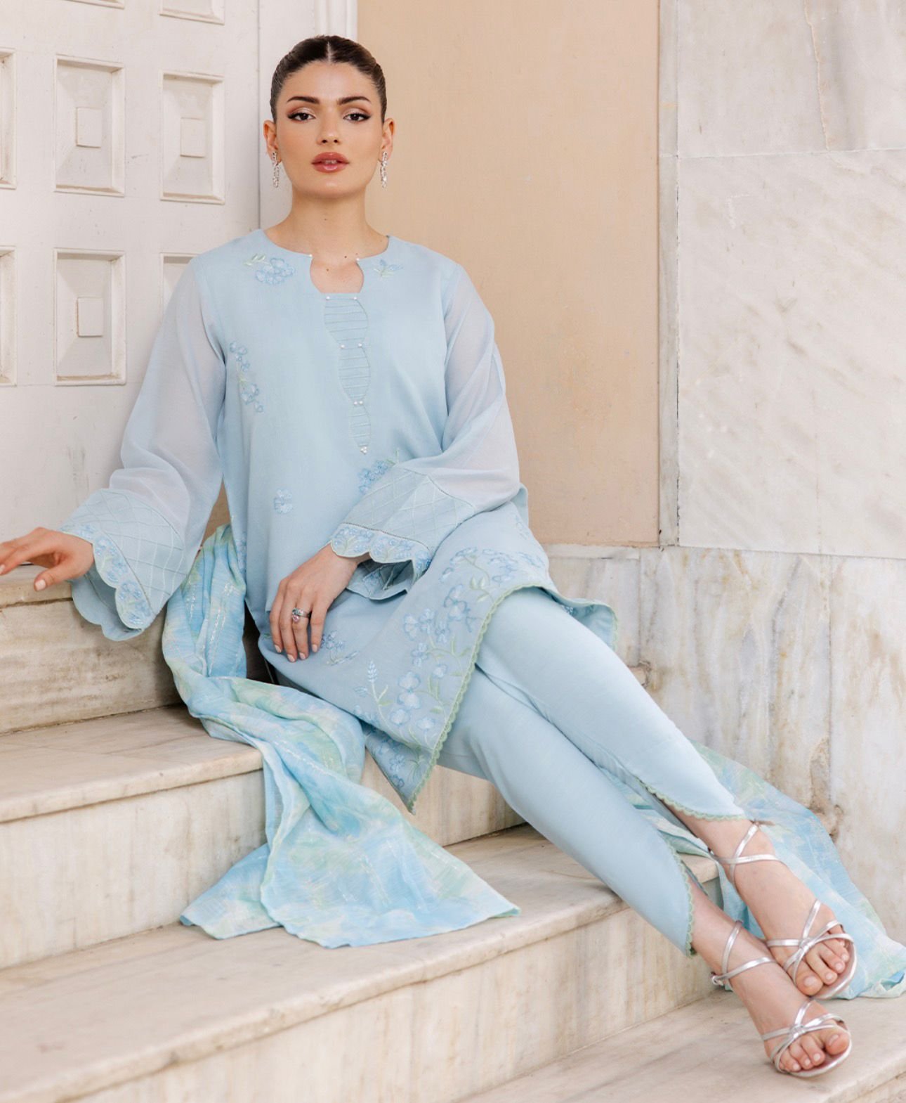 Paper Cotton 3-Piece Set – Light Blue - Image 6