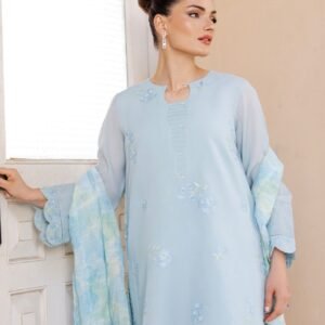 Paper Cotton 3-Piece Set – Light Blue