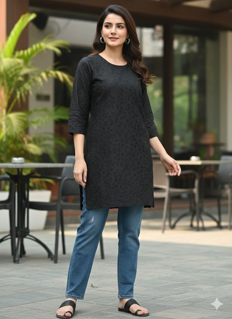 Blakish Blue Shirt Lawn Embroidered