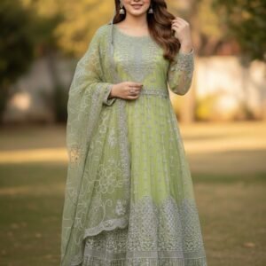 Pista green Net Long Frok